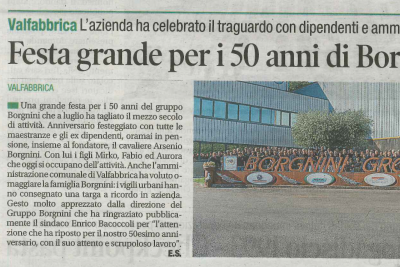 50° del Gruppo Borgnini  - Corriere Umbria